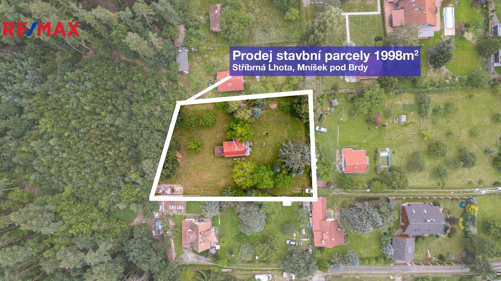 Pozemky pro bydlení, Stříbrná Lhota, Mníšek pod Brdy, 2 m²