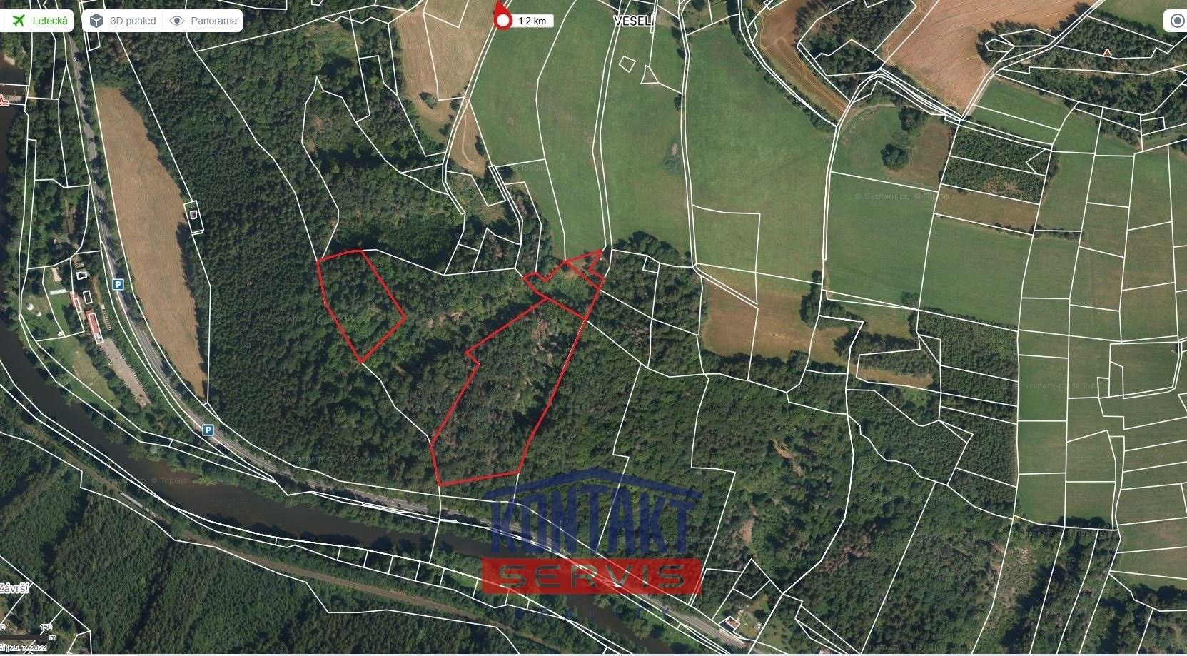 Lesy, Bzí, Železný Brod