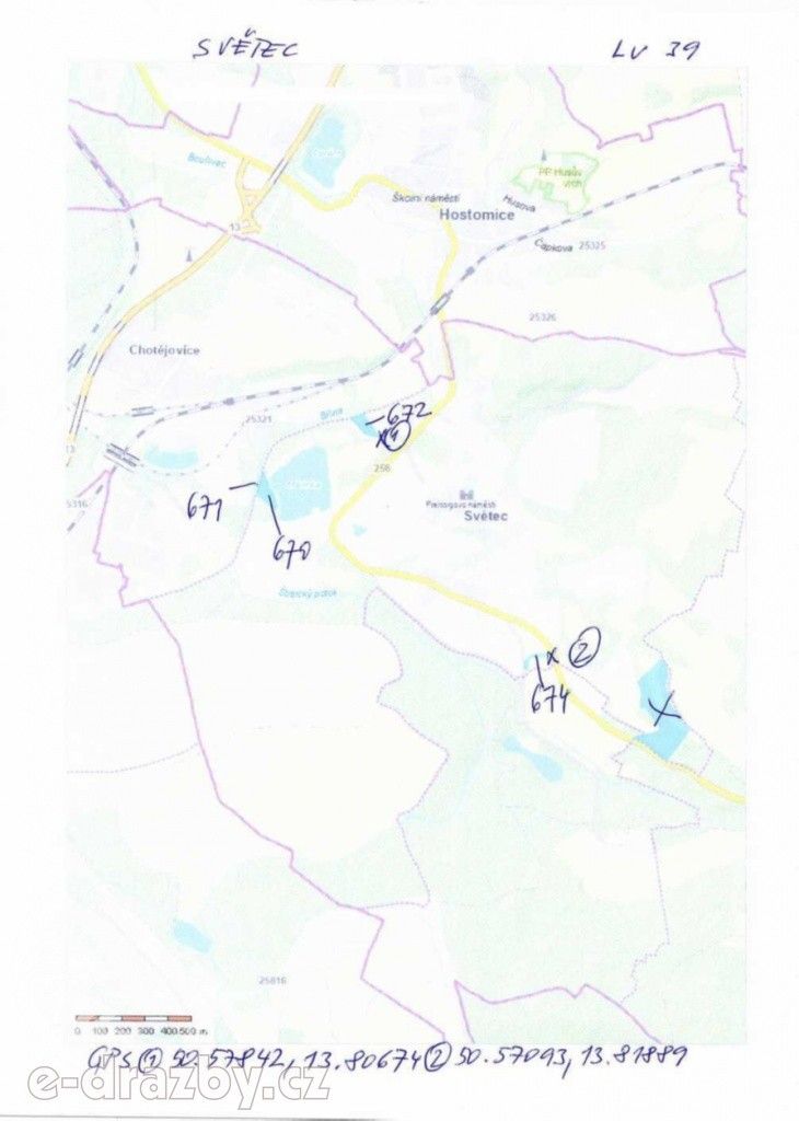 Prodej pozemek - Světec, 13 949 m²