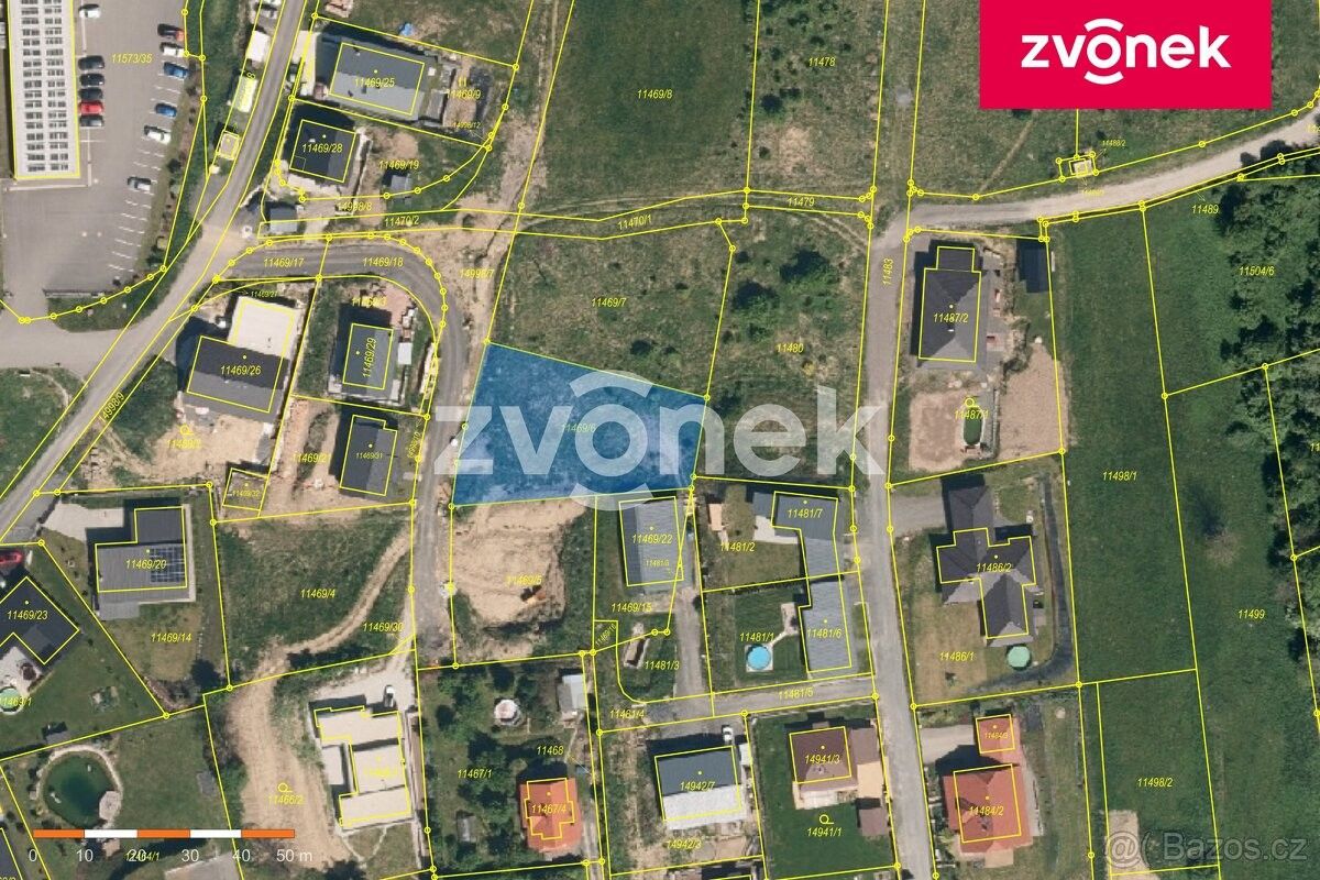 Prodej pozemek pro bydlení - Vsetín, 755 01