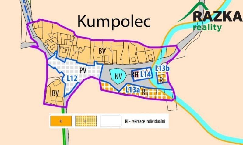 Prodej zahrada - Kumpolec, Tisová, 393 m² - 2