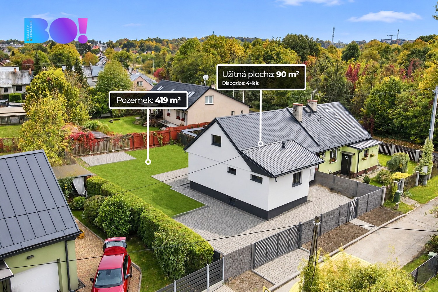 Rodinné domy, Na Rozhraní, Ostrava - Muglinov, 90 m²