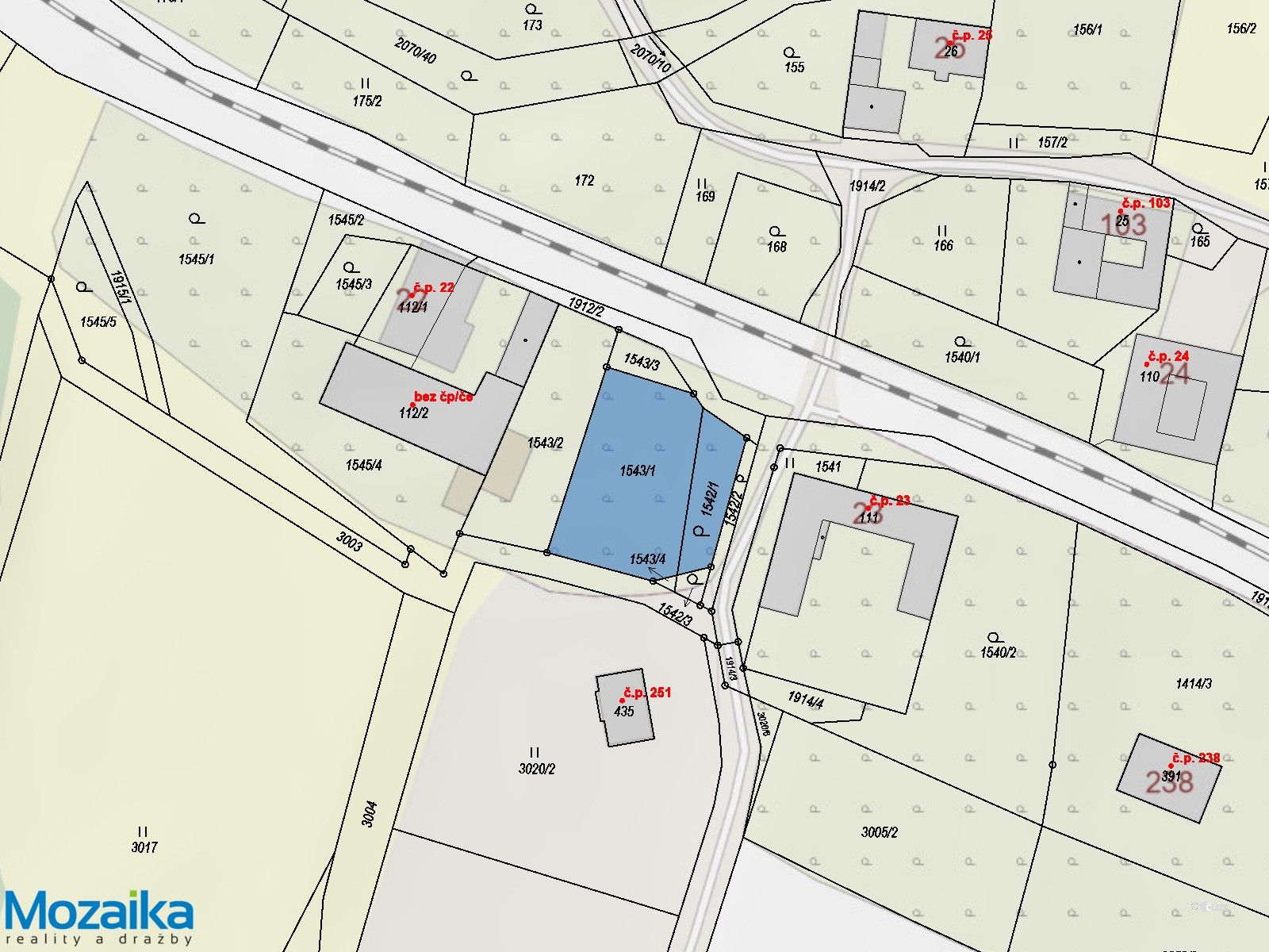 Pozemek pro bydlení · 748 m² · Linhartice - 3
