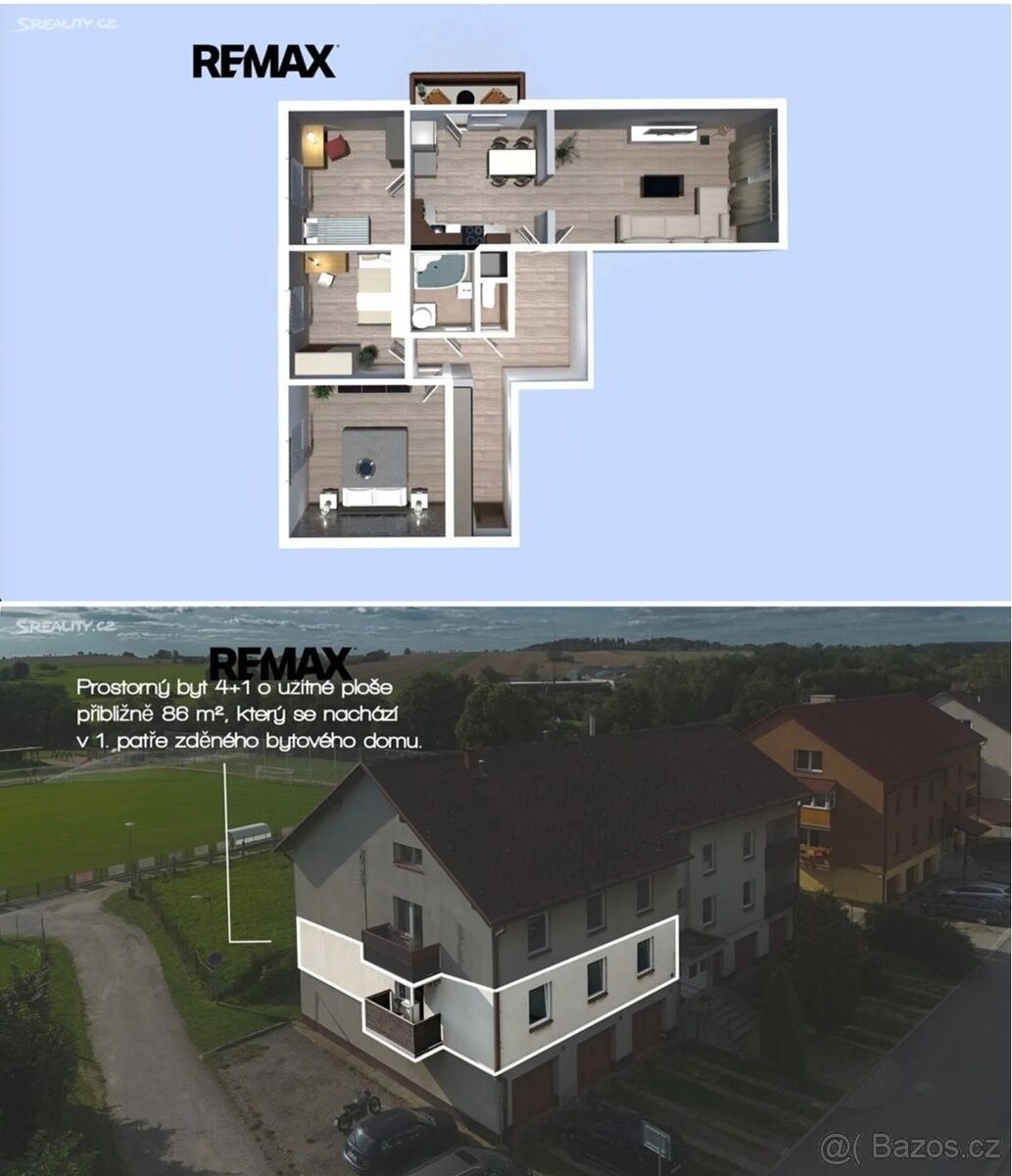 Prodej byt - Deštná u Jindřichova Hradce, 378 25 - 2