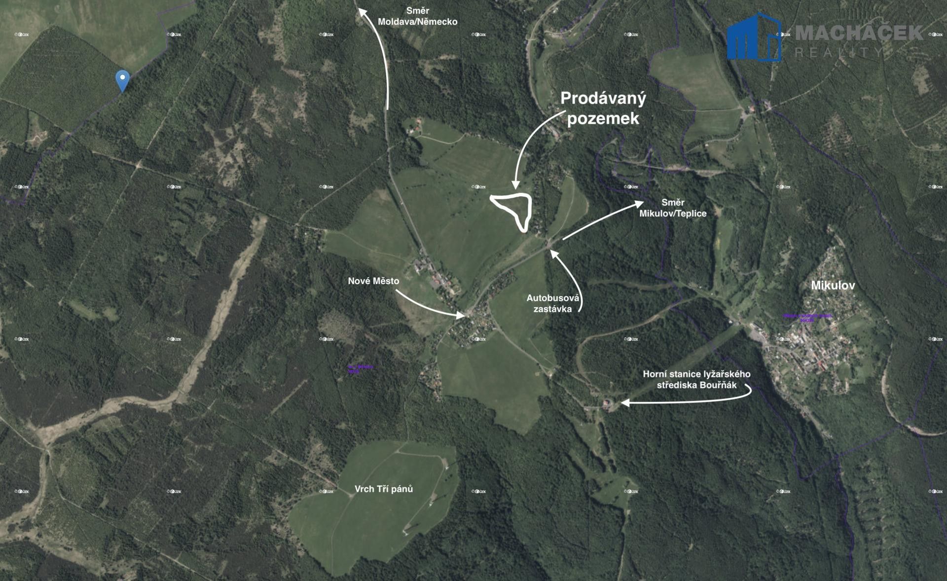 Louky, Moldava Nové Město, 13 040 m² - 2