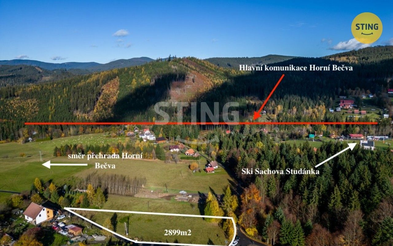 Prodej pozemek pro bydlení - Horní Bečva, 2 899 m²
