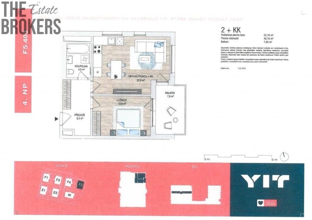 Byt 2+kk · 49 m² · Saarinenova, Praha Hloubětín - 3