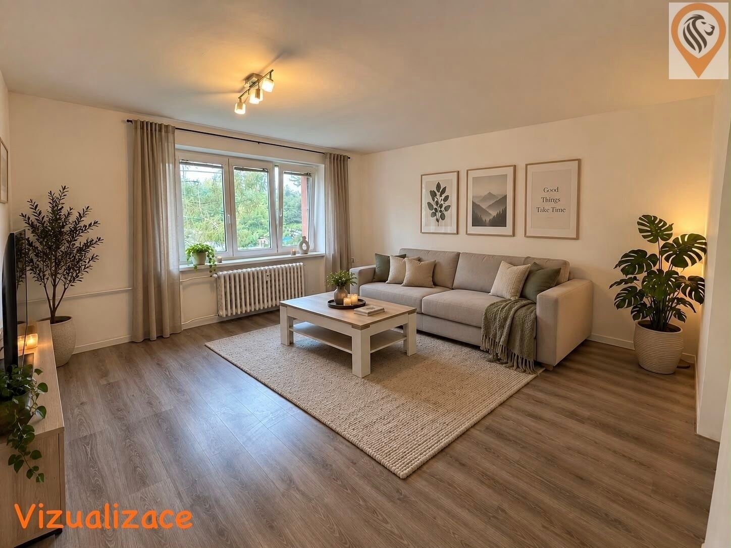 Byt 2+1, 55 m²