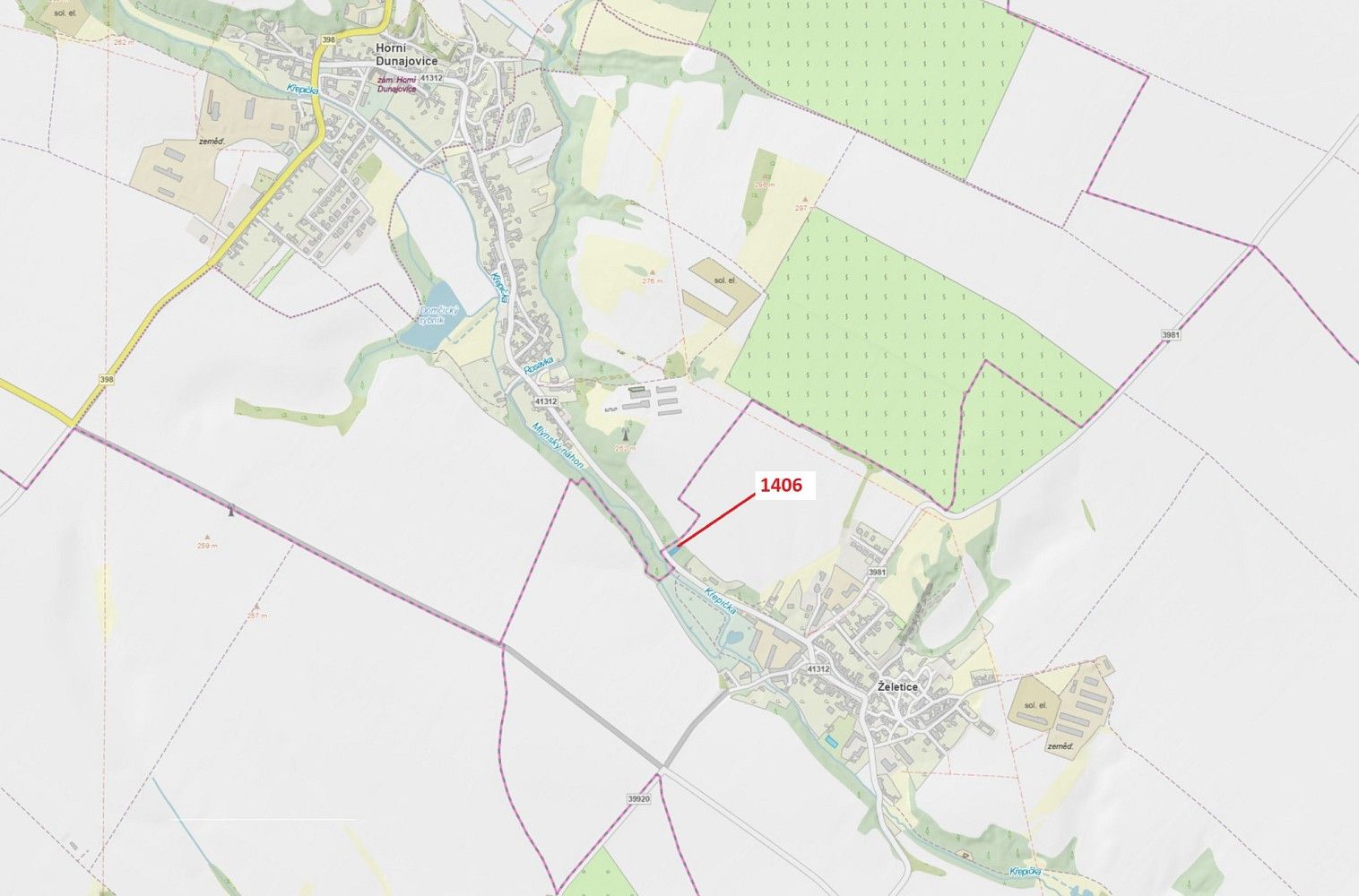 Les, 507 m²