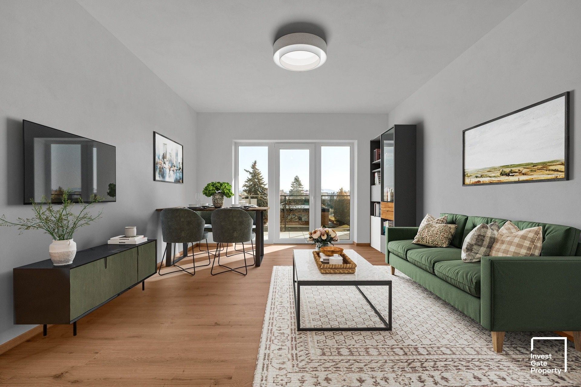 2+kk, K. Šatala, České Budějovice, 68 m²