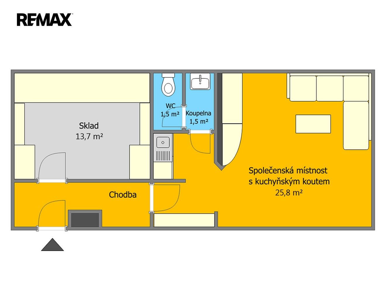 Obchodní prostory · 51 m² · Příkop, Brno - Zábrdovice - 4