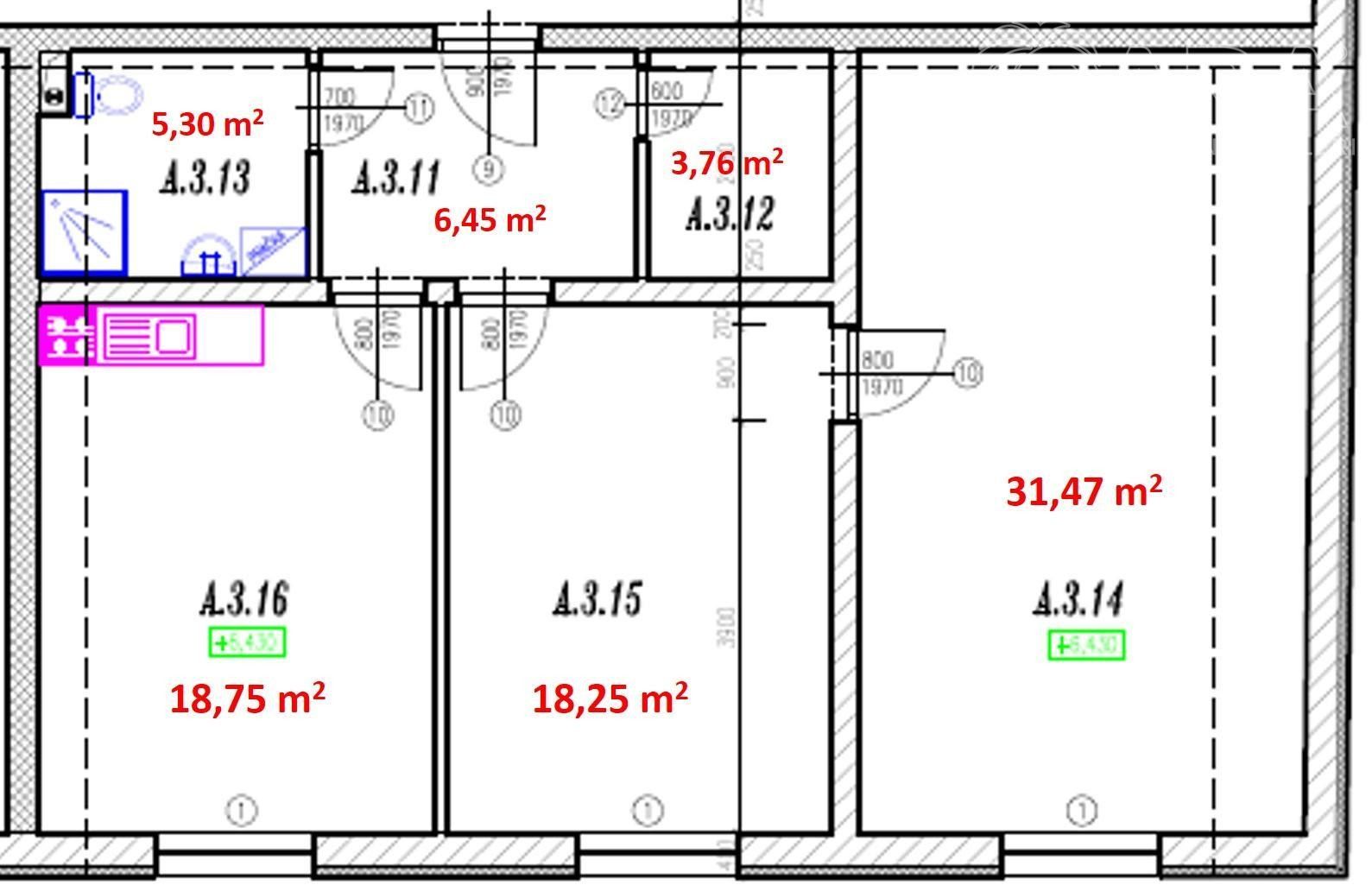 3+kk, Tyršova , Ivanovice na Hané, 89 m² - 2