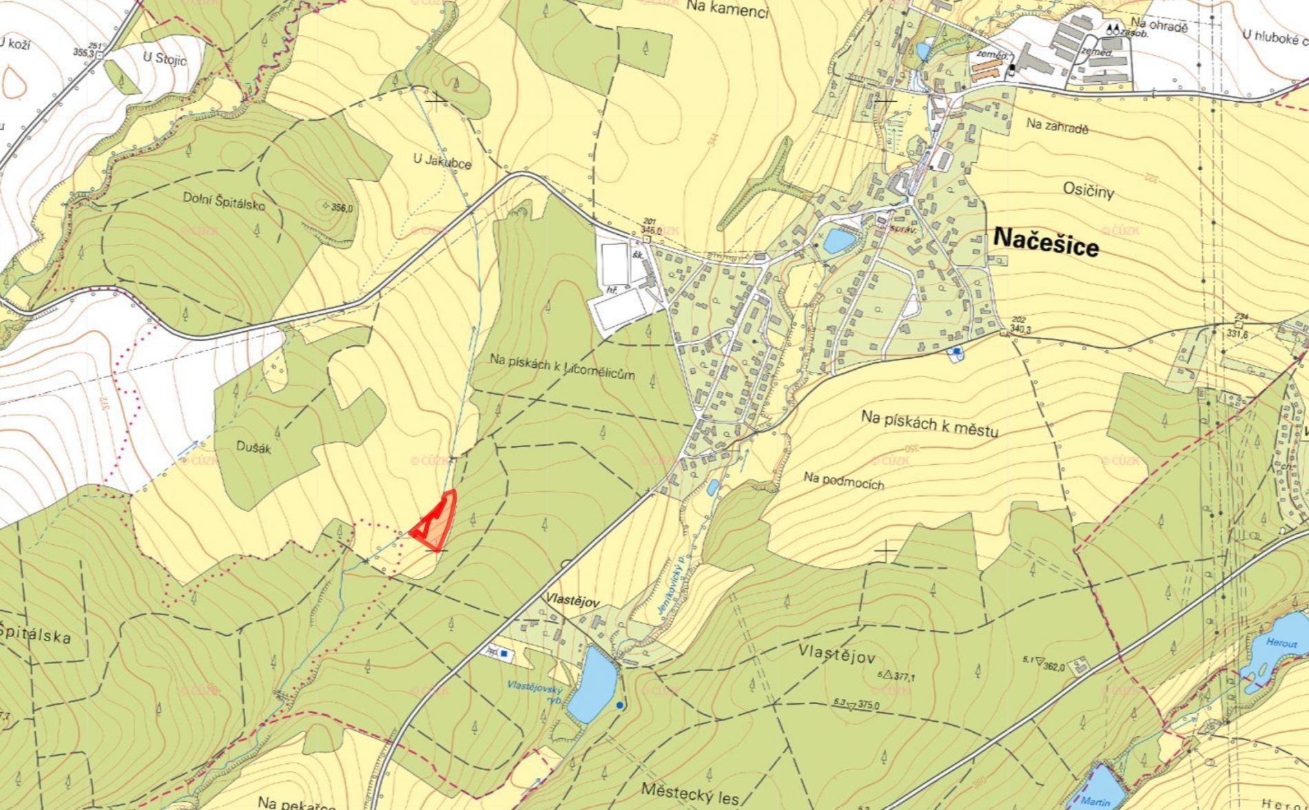 Prodej louka - Načešice