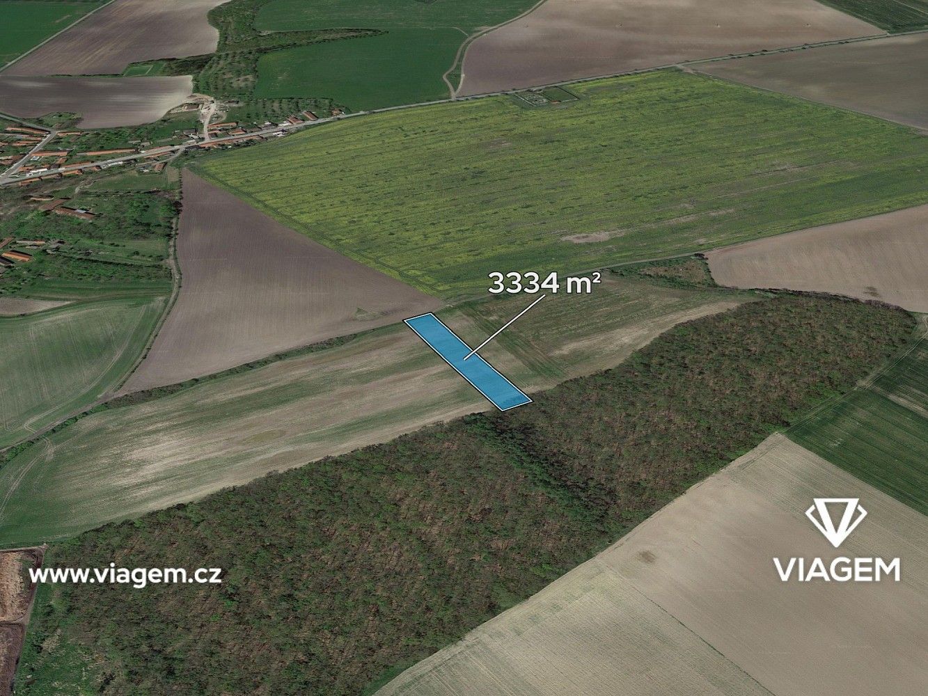 Zemědělský pozemek, 833 m²