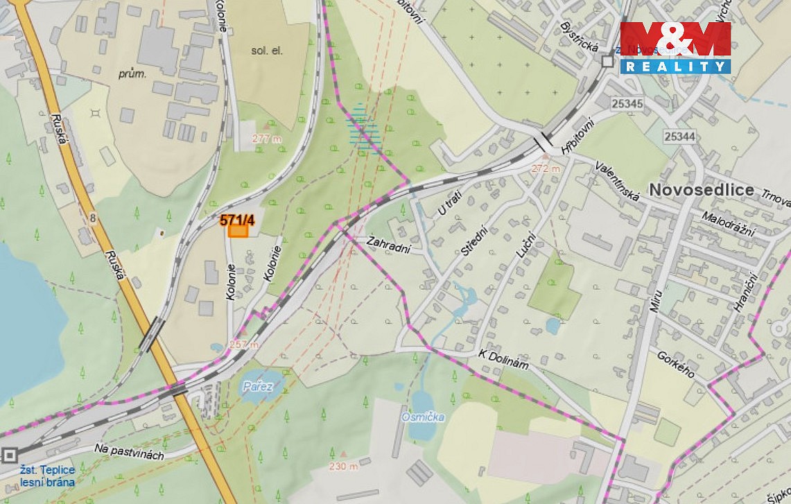Prodej pozemek pro bydlení - Dubí, okres Teplice - 5
