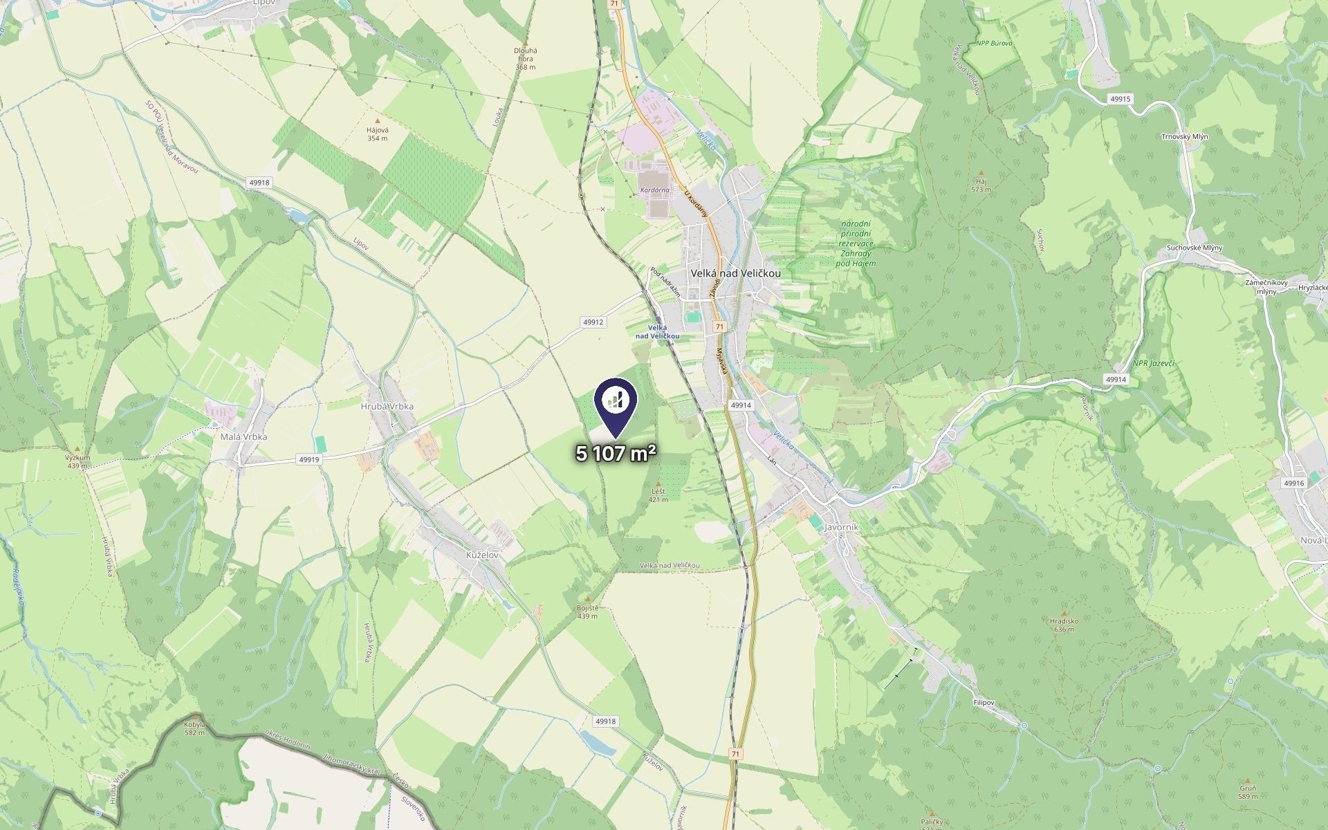 Louka · 5 107 m² · Velká nad Veličkou - 3