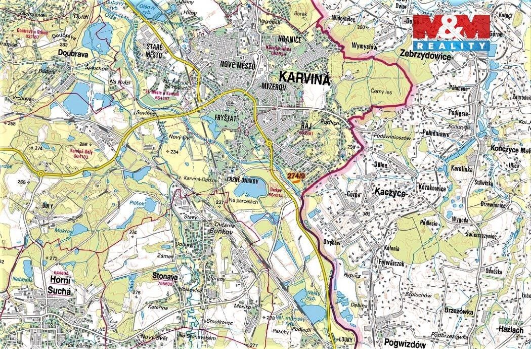 Prodej pozemek pro bydlení - Karviná, 734 01