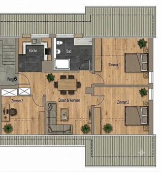 4+1, , Bavorsko, 74 m² - 1