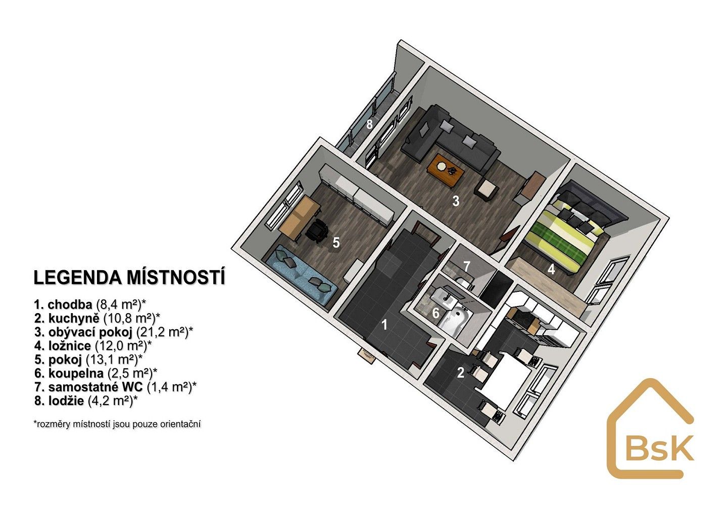 3+1, Mšenská, Jablonec nad Nisou - Mšeno nad Nisou, 72 m² - 2