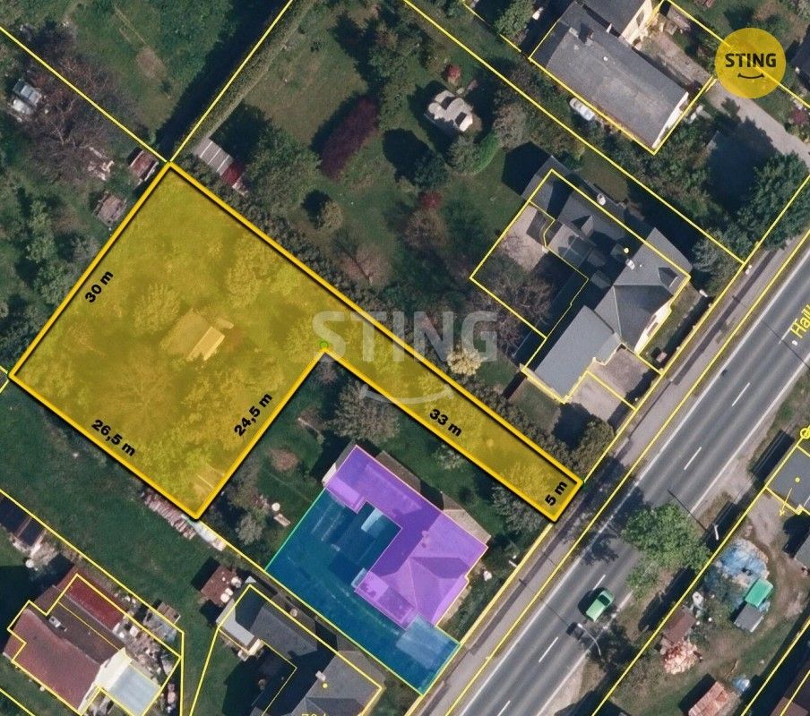 Pozemky pro bydlení, Město Albrechtice, 966 m² - 1