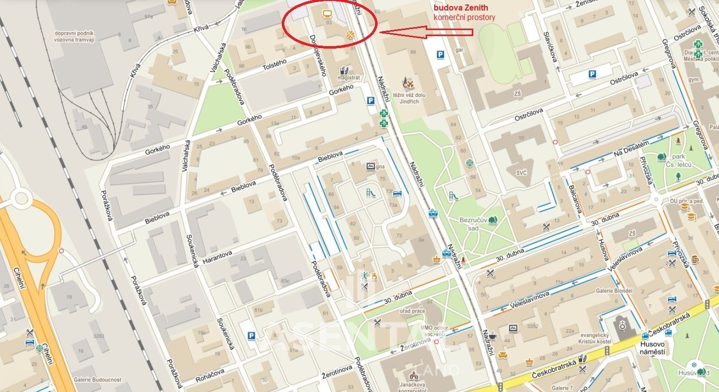 Obchodní prostory · 131 m² · Nádražní 2967, Ostrava Moravská Ostrava - 3
