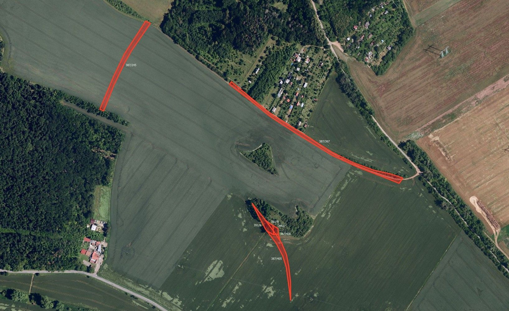 Zemědělské pozemky, Nebovidy, okres Brno-venkov, Jihomoravský kraj - 1