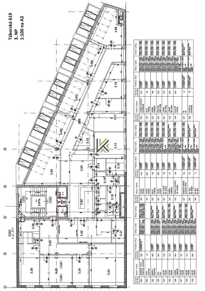Kancelář · 375 m² · Praha - Nusle, okres Praha 4, Hlavní město Praha - 3