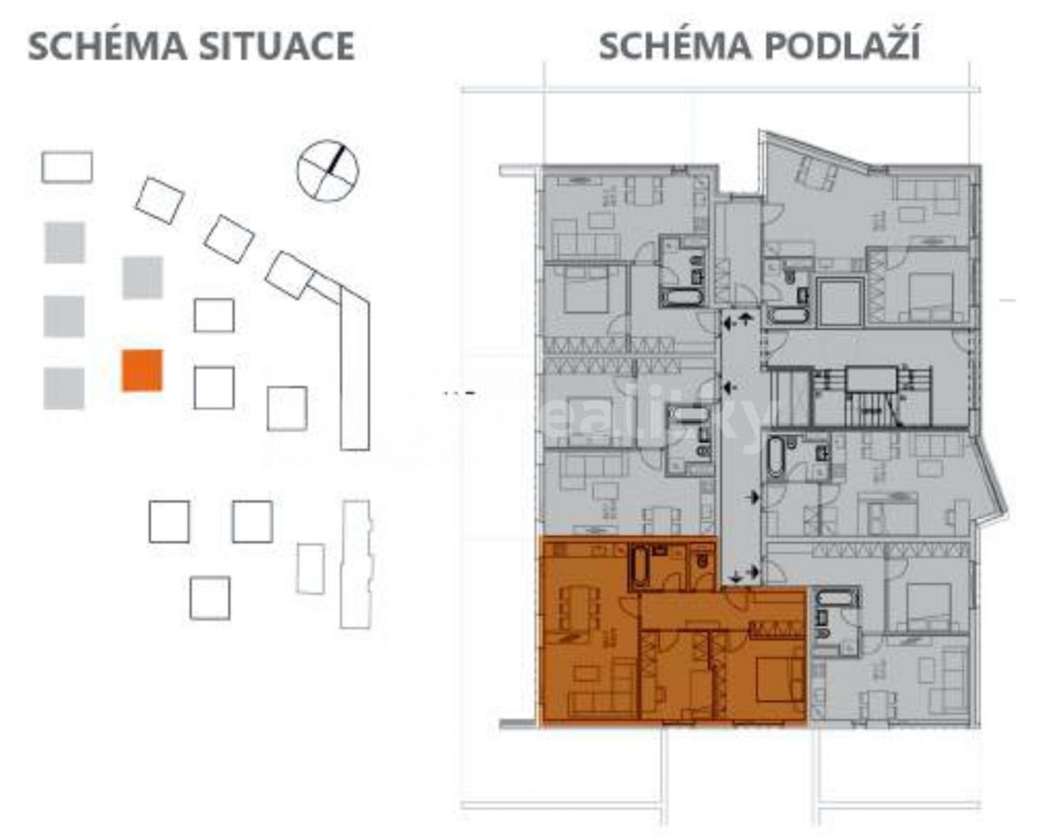 Pronájem byt 3+kk - V Hliníkách, Chrudim - Chrudim, Pardubický kraj, 70 m² - 2