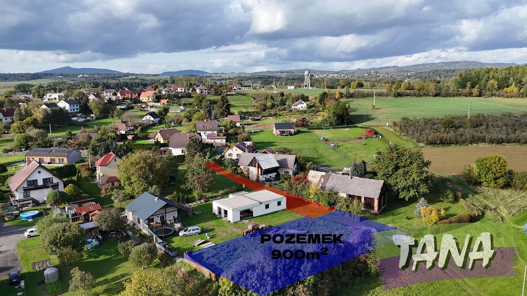 Pozemek pro bydlení, 900 m²