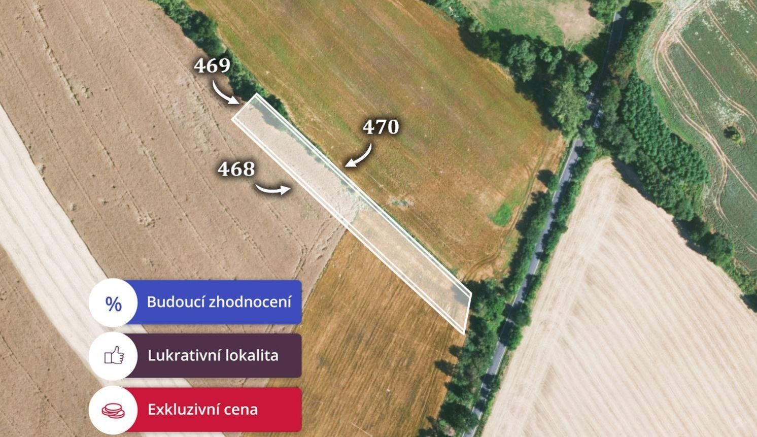 Zemědělské pozemky, Nučice, 16 177 m²