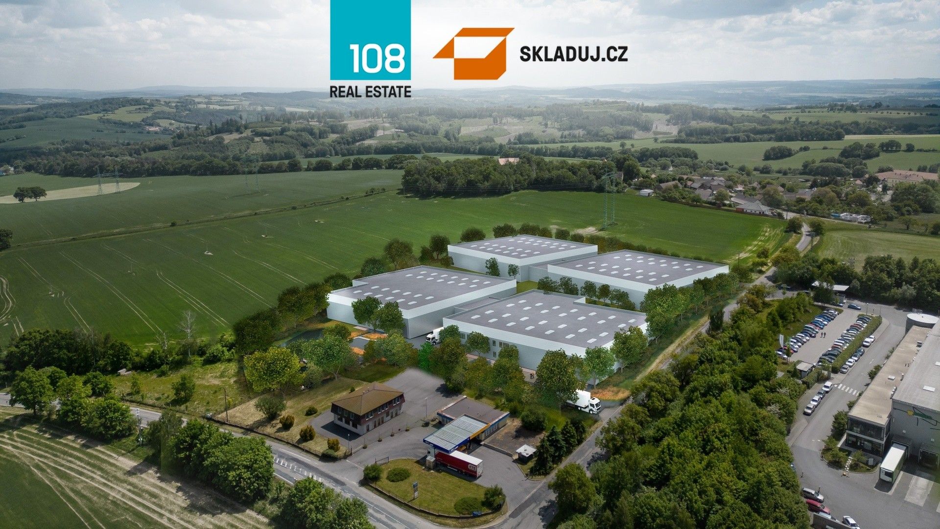 Sklady, Divišov Měchnov, 5 400 m² - 2