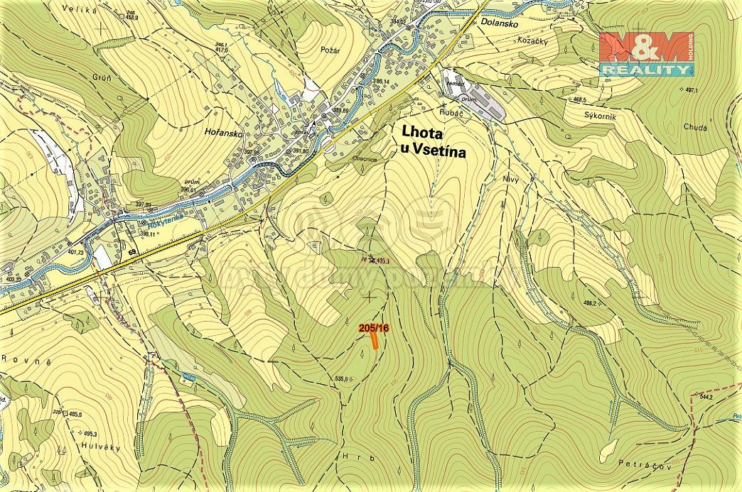 Prodej les - Lhota u Vsetína, okres Vsetín, Zlínský kraj - 2