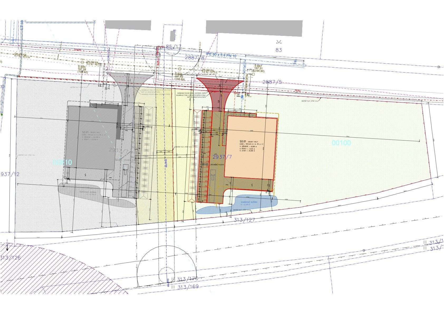 Prodej komerční pozemek - Branišovice, 12 815 m² - 5