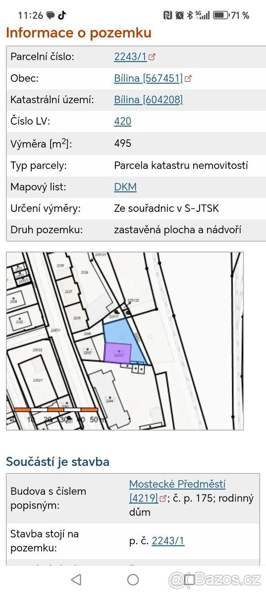 Rodinné domy, Bílina, 418 01