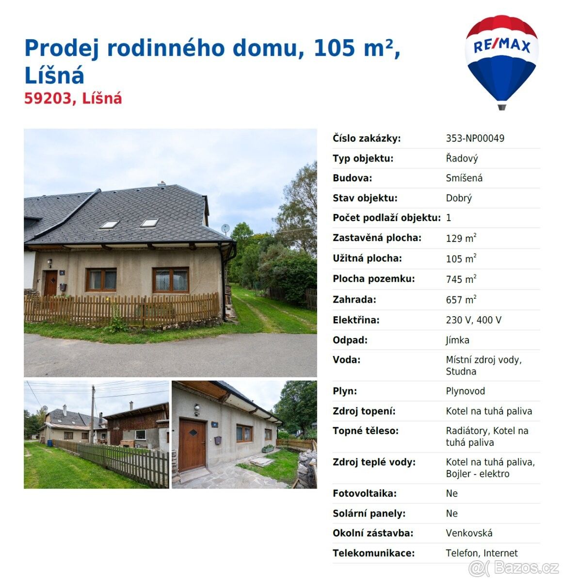 Prodej rodinný dům - Nové Město na Moravě, 592 31
