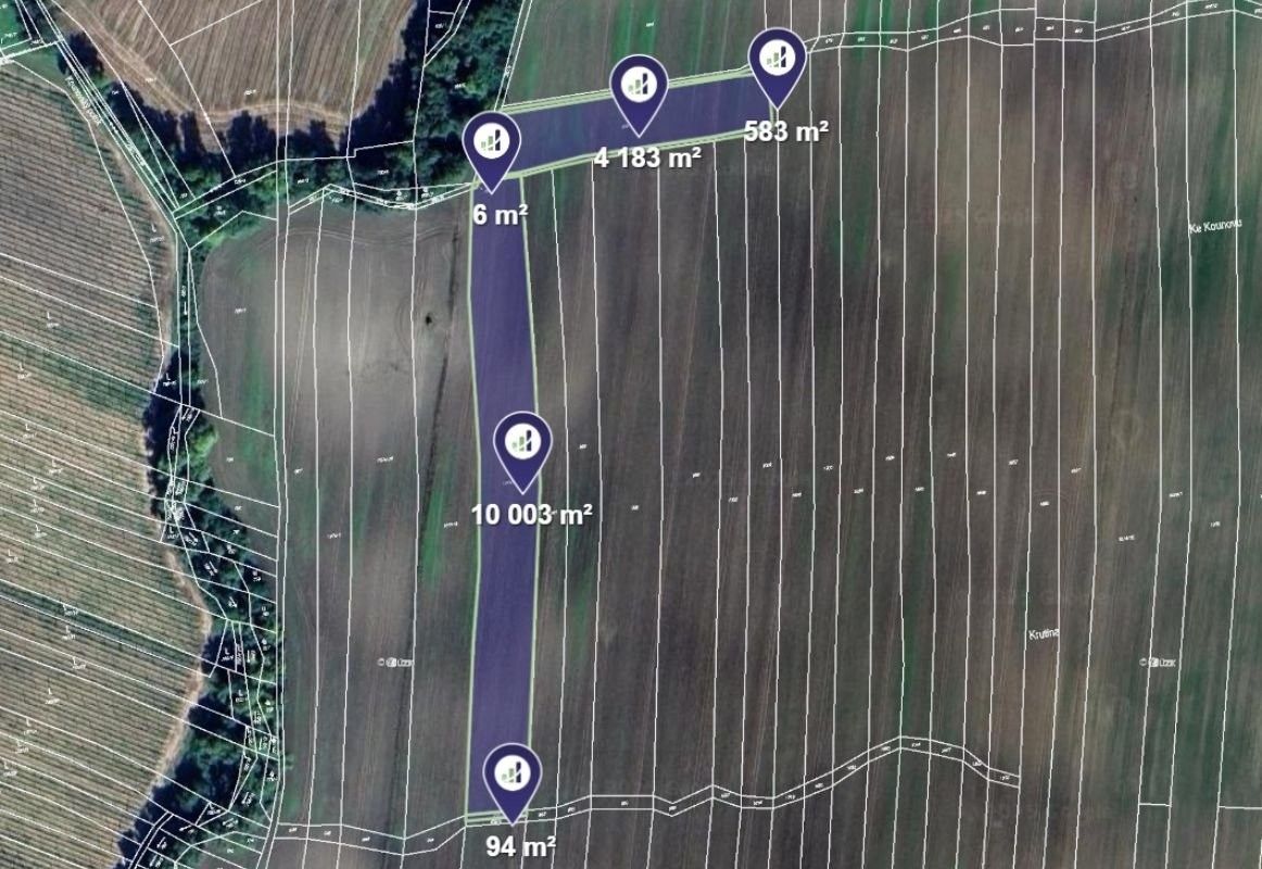 Zemědělské pozemky, Mutějovice, 6 608 m²