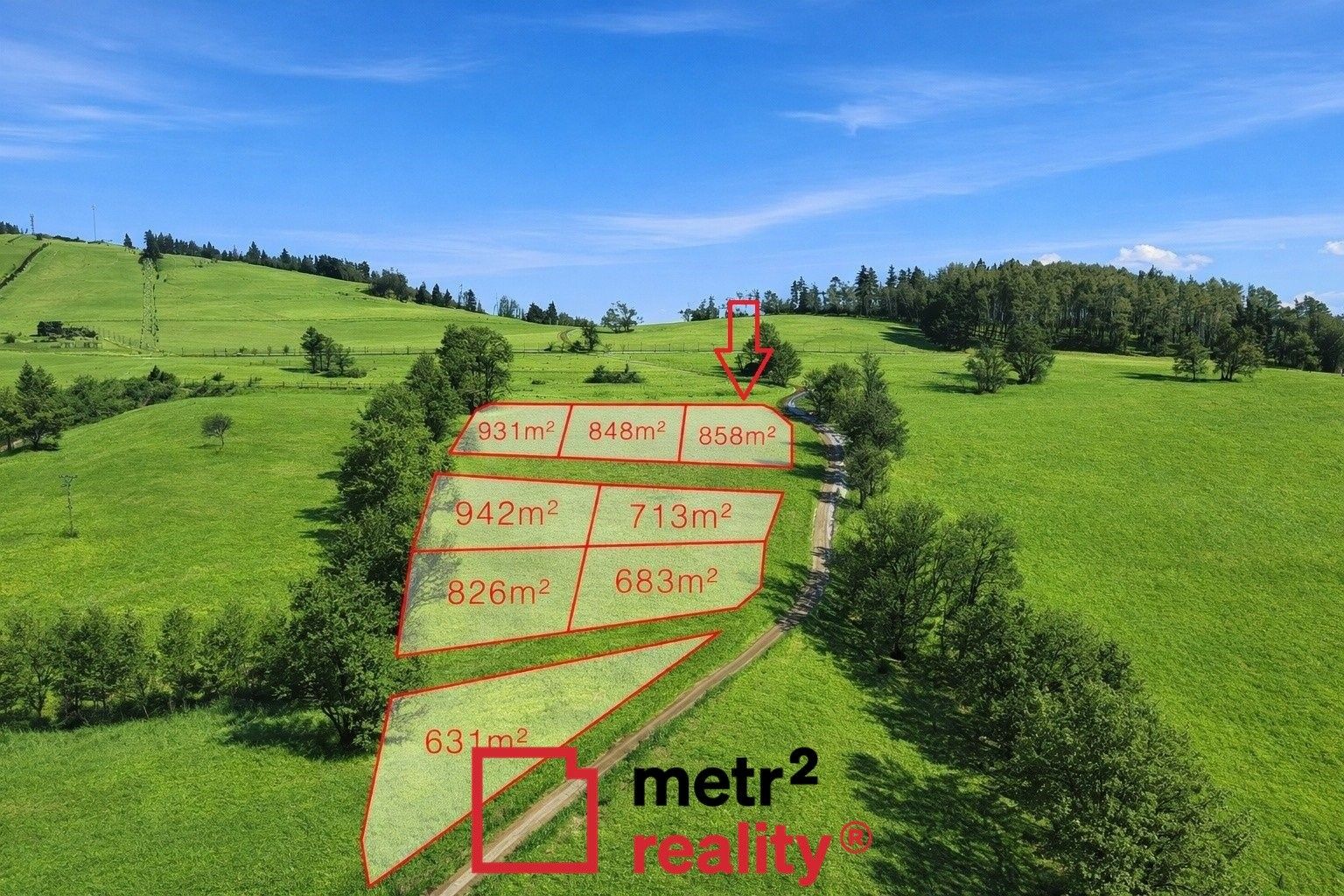 Pozemky pro bydlení, Hynčice pod Sušinou, Staré Město - 2
