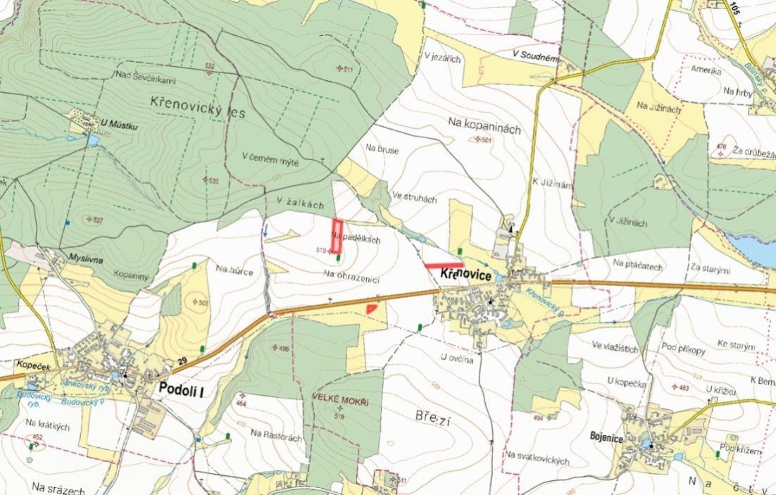 Zemědělský pozemek · Křenovice - 4