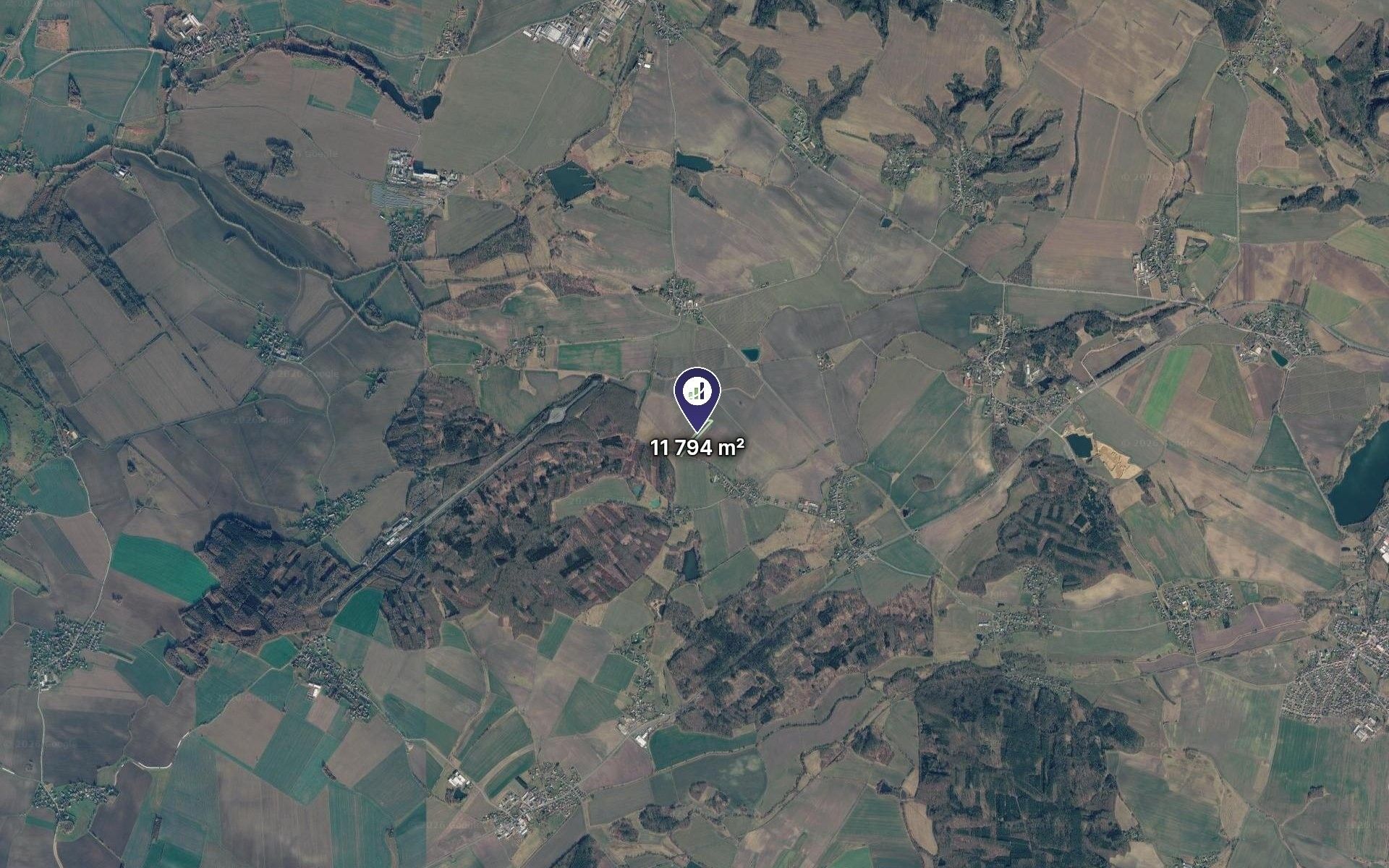 Zemědělské pozemky, Obrubce, 11 794 m² - 2