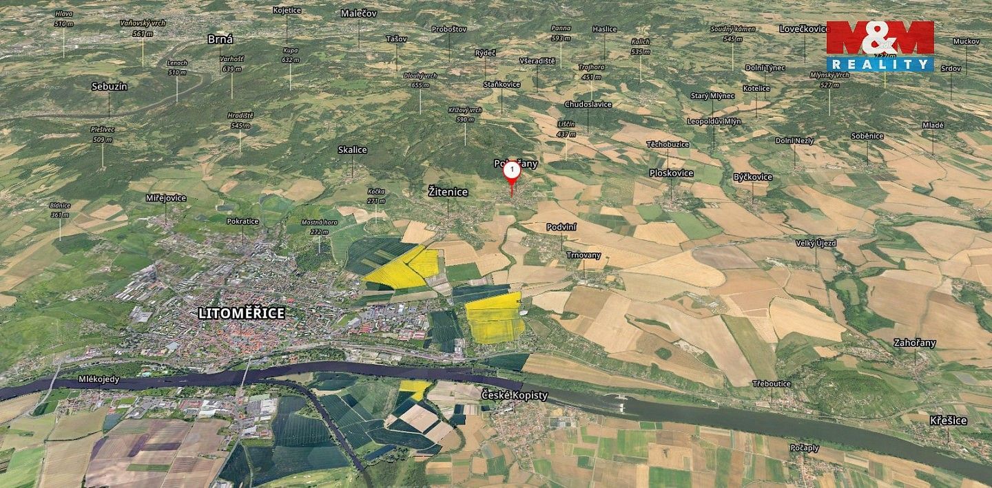 Prodej zahrada - Žitenice - Pohořany, okres Litoměřice, Ústecký kraj - 5