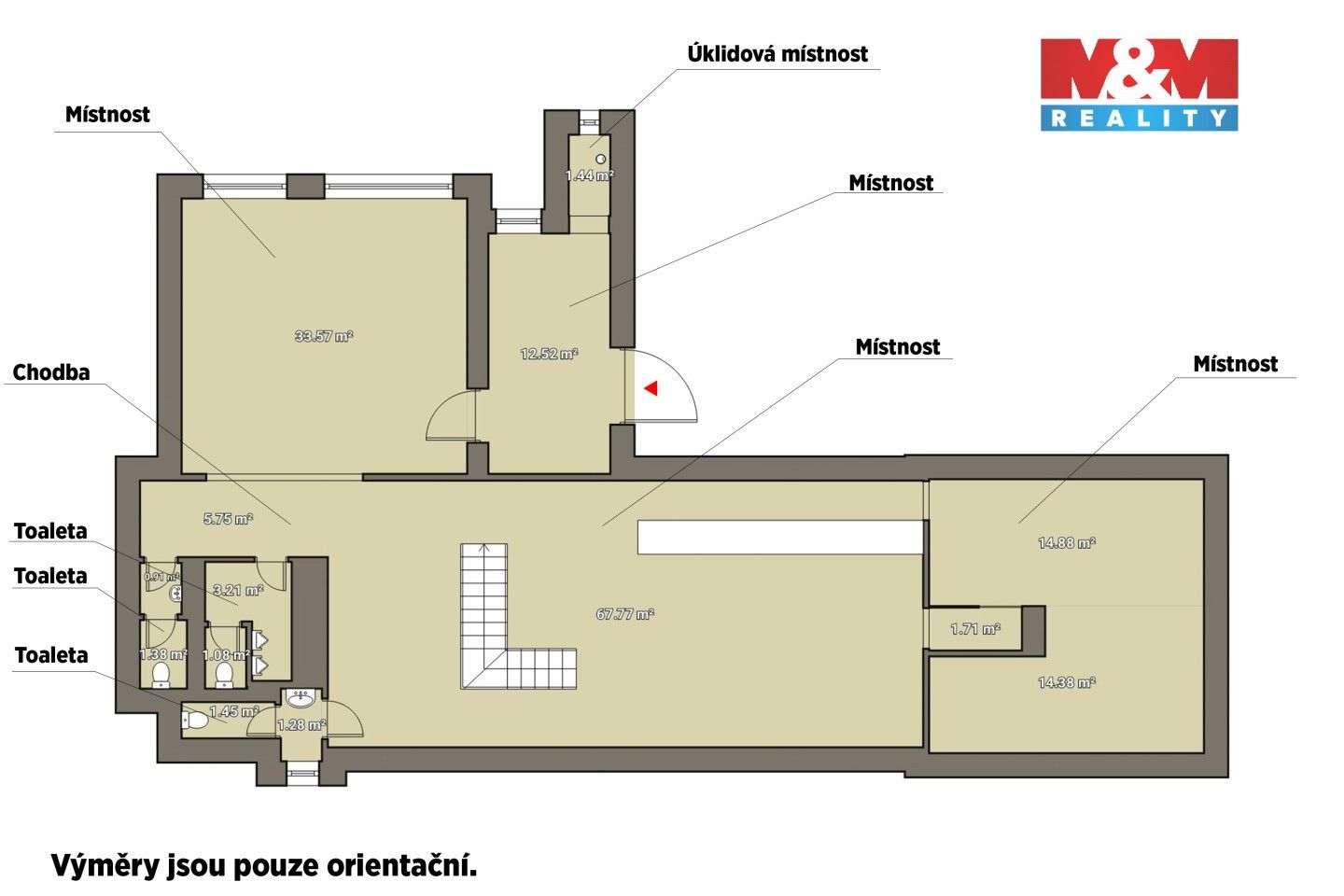 Obchodní prostory · 208 m² · Americká, Plzeň - 3