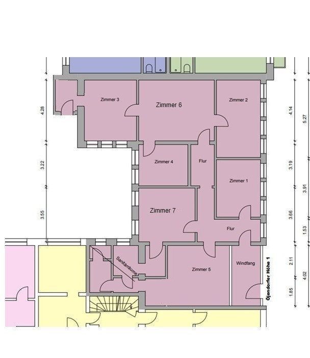 Kanceláře, Öjendorfer Höhe 1 Hamburg Billstedt Hamburg 22117, 145 m² - 2