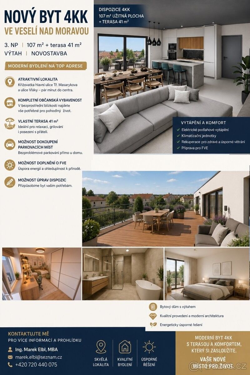 Byty, Veselí nad Moravou, 698 01 - 1