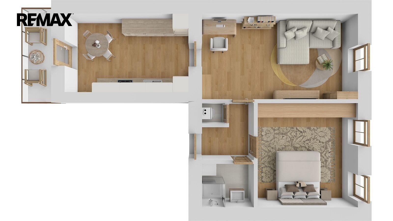 Byt 2+1 · 62 m² · Pernerova, Praha 8 - Karlín - 4