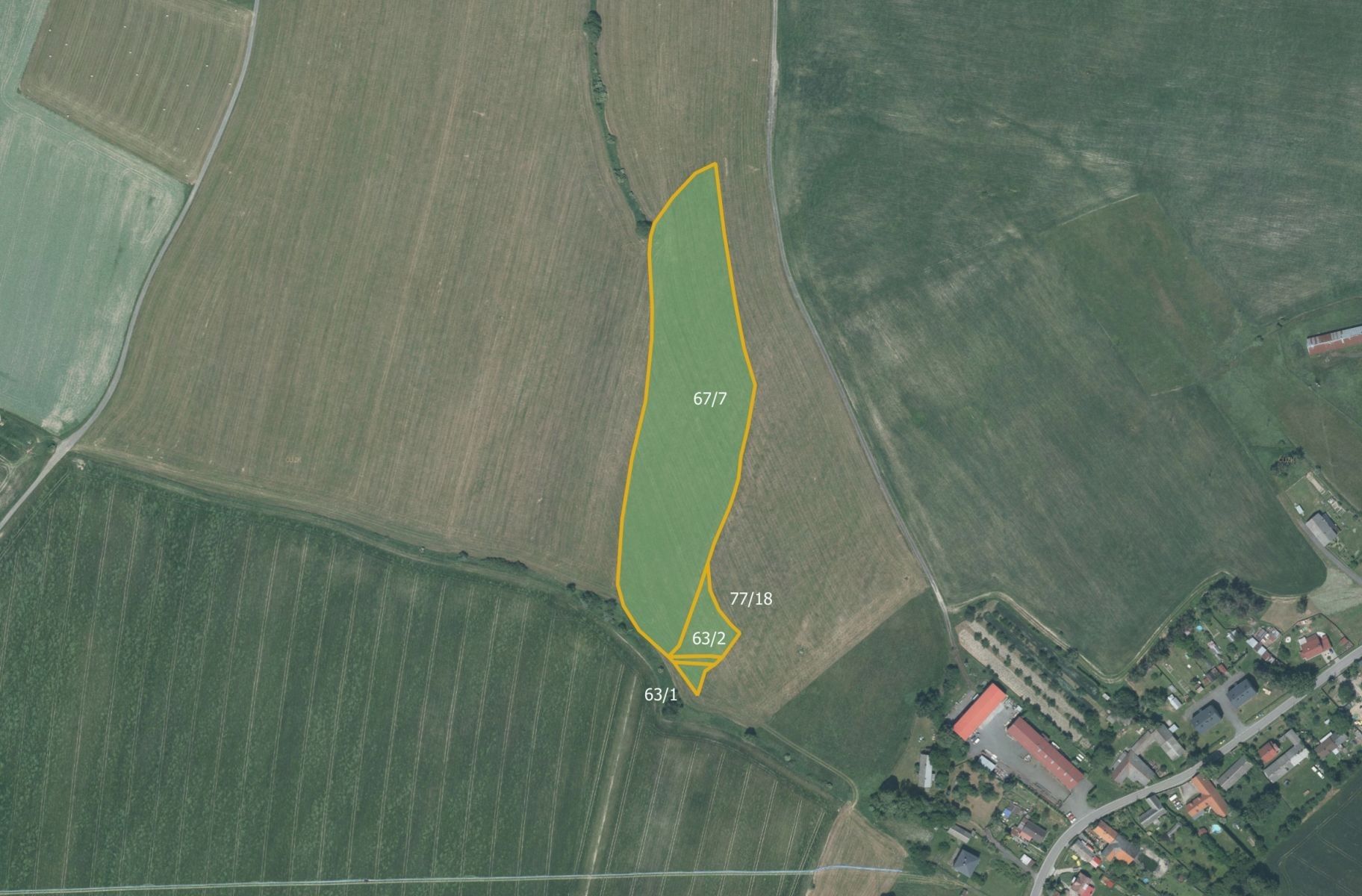 Zemědělské pozemky, Nové Lublice