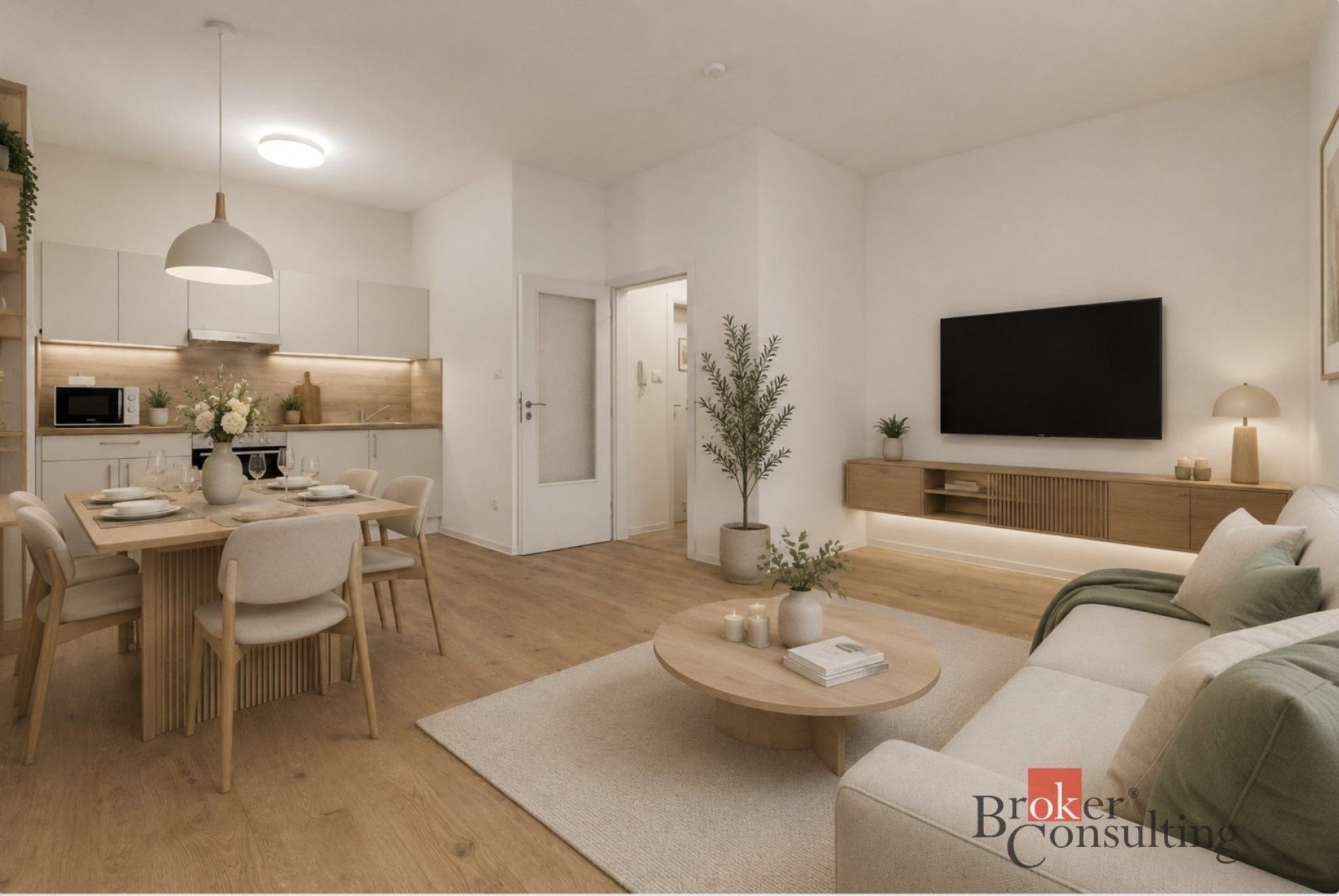 Byt 1+kk, 33 m²