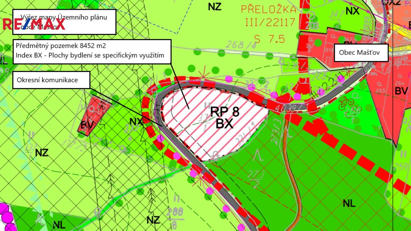 Prodej pozemek - Mašťov, 8 m²