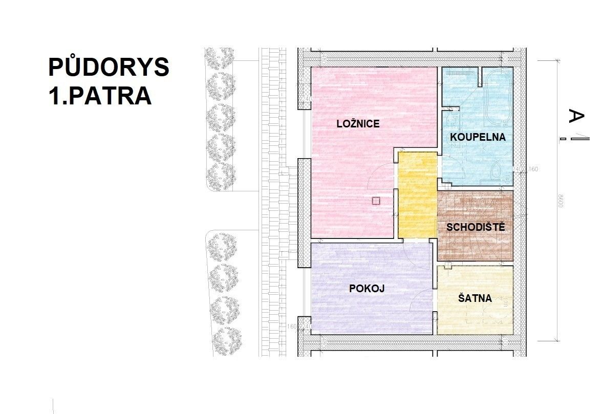 Prodej rodinný dům - náměstí u dubu, Stochov, 96 m²