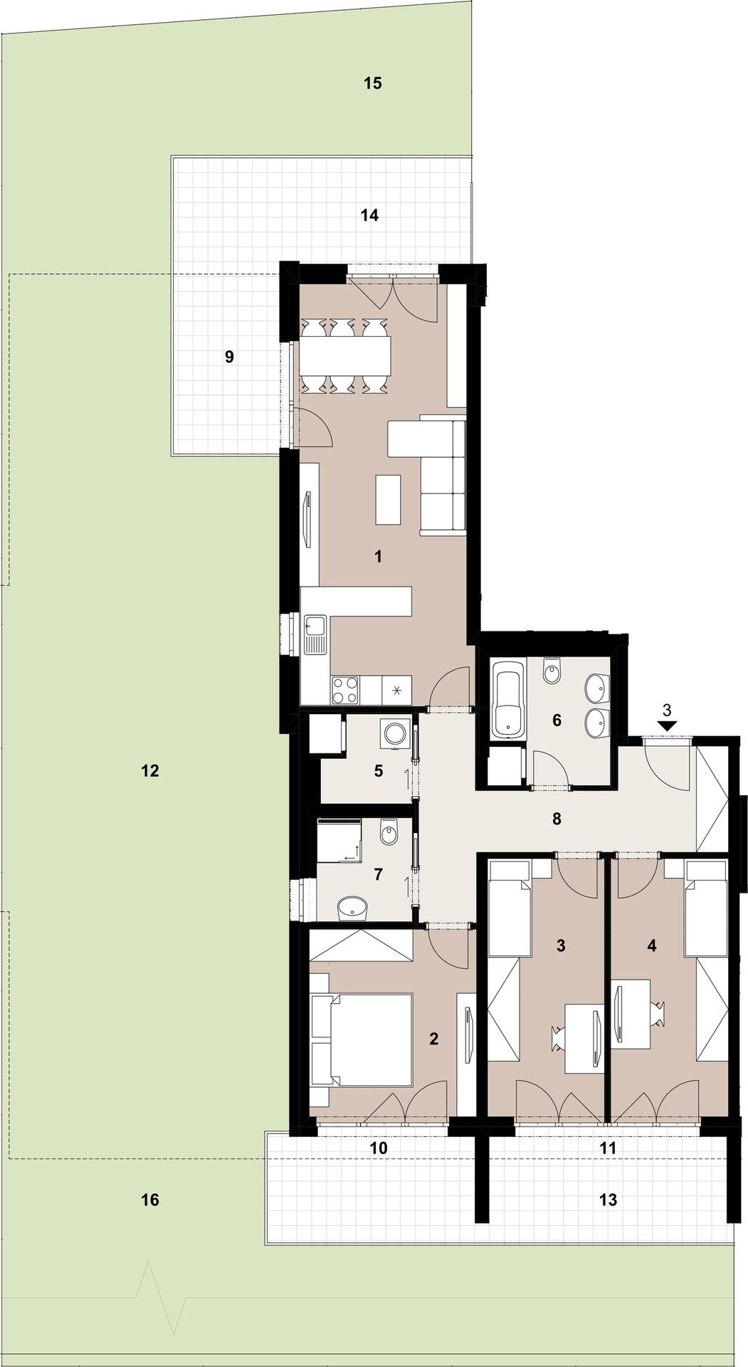 4+kk, Makovská, Praha, 93 m² - 2