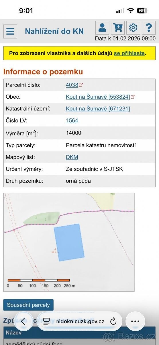 Prodej pozemek pro bydlení - Kout na Šumavě, 345 02